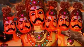 A powerful Ramayan-inspired animation on Ravan Dahan. Jai Shri Ram 🚩