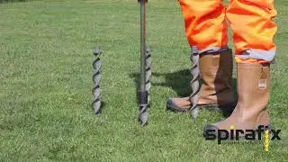 Installation of Spirafix bracket to suit 40 MM AC Ground Anchors