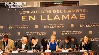 Hunger Times EXCLUSIVE: 'Catching Fire' cast & crew at Madrid Press Conference (PART 3/3)