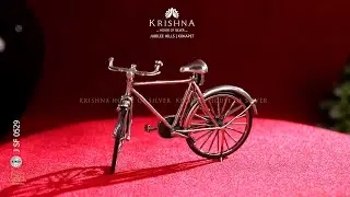 92 5 Silver Handcrafted Bicycle 🚲  Art, Nostalgia & Elegance | Krishna House Of Silver