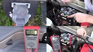 2004 Tahoe no power to trailer battery feed in 7 pin connector