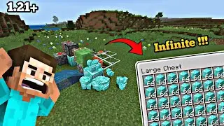Minecraft Easiest DIAMOND Farm - Tutorial 1.21+ (Glitch) (MCPE/Xbox/PS4/Nintendo Switch/Windows10)