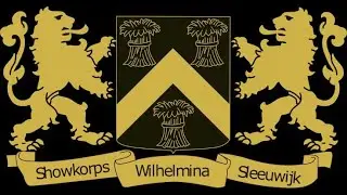 Showkorps Wilhelmina 27-04-2023 Rondgang door Sleeuwijk