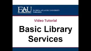Basic Library Services