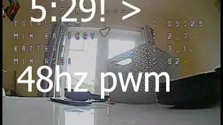 EMAX TINYHAWK 2 48HZ ESC MOD. 5.29 FLIGHT TIME!!!