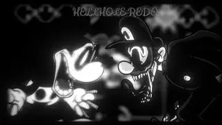 FNF - Hellhole Redo But WI Mickey And Horror Mario Sings It! - Wednesdays Infidelity Cover (+FLP)