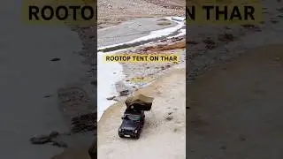 Mahindra Thar 🔥 Overlanding & Camping Setup | Rooftop Tent Camping on Thar