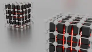Abstract Scene with Geometry Nodes - Blender 4.0.1