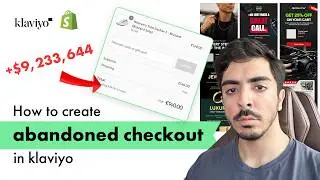 How to Set Up an Abandoned Checkout Flow in Klaviyo | Free klaviyo email marketing course
