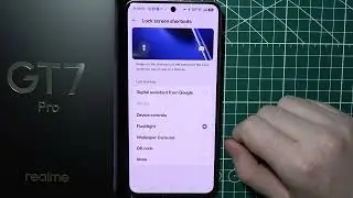 Realme GT 7 Pro: How to Remove Lock Screen Shortcuts