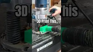 Адаптер для пылеудаления, изготовленный методом 3D-печати, для фрезерного станка Bosch.