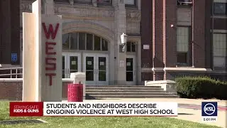 West High School students say they aren't surprised that a teen was shot in the school parking lot