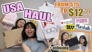 BUHAY AMERICA: FIRST USA HAUL + SHOP WITH ME VLOG!! (sobrang mura bes!) | Benicey