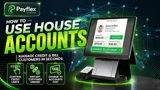 Payflex Terminal - How to use House Accounts