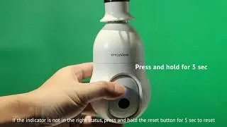 LaView 4MP Bulb Security Camera 2.4GHz,360&deg; 2K Security Cameras Wireless Outdoor Indoor