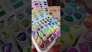 I've got a surprise from my Bestfriend❤️Ohuhu Markers 😘#unboxing #amazon #art #markers #ohuhumarkers