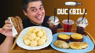 PÃO DE QUEIJO PRENSADO e LANCHE DA TARDE COM DUCKBILL