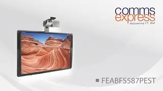 Promethean 587 Pro 87 Inch ActivBoard with Fixed System and DLP Extreme Short Throw Projector