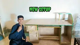 New setup for studio 🎙️ | New table for studio  #multanibabaofficial #vlog 