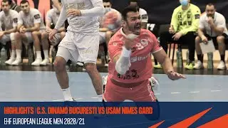 HIGHLIGHTS | C.S. Dinamo Bucuresti vs USAM Nimes Gard | Round 4 | EHF European League Men 2020/21