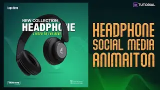 Headphone Social Media Design Animation | After Effects Tutorial