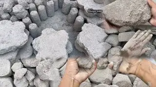 Gritty cement Amazing floor crumbling🤤 satisfied video# eshaledit dont forget subscribe
