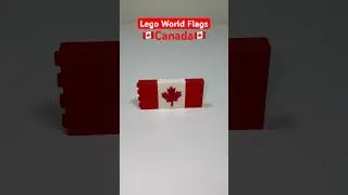 LEGO Flag of Canada | Drapeau du Canada | Lego World Flags | Happy Canada Day! #shorts