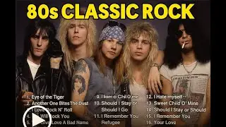 Ultimate Classic Rock Anthems Full Album 70s 80s 90s | Guns N' Roses, Queen, Bon Jovi