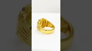 Original Bangkok Yellow Sapphire  Ring in India Design by | HTPGEMSTONES |