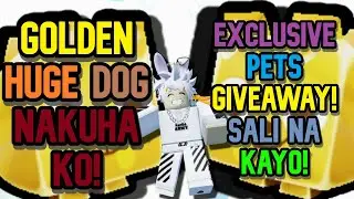 NAKUHA KO GOLDEN HUGE DOG! EXCLUSIVE PETS GIVEAWAY! | Pet Simulator X