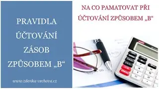 Pravidla účtování zásob způsobem 