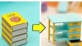 DIY Mini organizer from matchbox || How to make mini organizer for small stuff