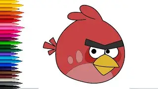 Как нарисовать Реда из Angry Birds 🐦