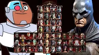 Mortal Kombat 9 - CYBORG TEEN TITÃNS 🤖 & BATMAN 🦇 - Expert Tag Ladder - Gameplay @(1080p) 60ᶠᵖˢ ✔