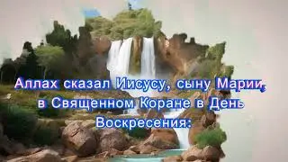 Аллах сказал Иисусу, сыну Марии, в Священном Коране в День Воскресения