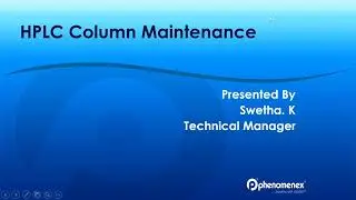 HPLC Column Maintenance