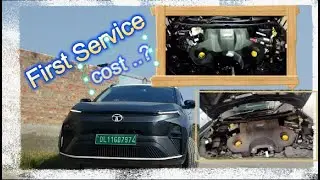 First service/Tata nexon creative ev 45/ cost/review/experience......#viral #automobile #trending