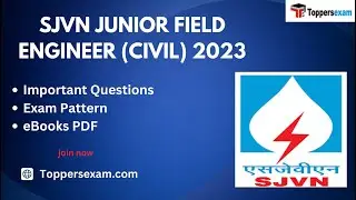 SJVN JUNIOR FIELD ENGINEER Recruitment 2023, Syllabus, Salary, Exam Date, Mock Test, Study Material