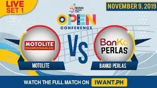 LIVE: SET 1 | Motolite vs. BanKo Perlas | Nov 9, 2019 #PVL2019 (Watch the full game on iWant.ph)