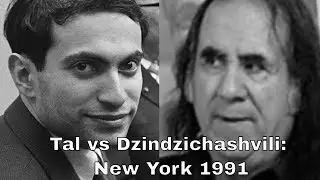 Mikhail Tal vs Roman Dzindzichashvili: 1991  | Amazing blitz game | The King hunt in a blitz game