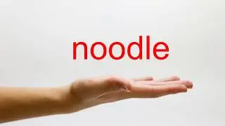 How to Pronounce noodle - American English