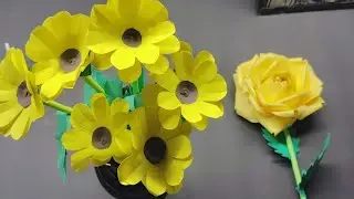 Amazing and Easy paper Rose 🌹 Flower making/Paper Flower/Flower Making/ Paper Craft