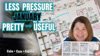 Your Planner Looks Pretty But Feels Chaotic? | Happy Planner Big Weekly Setup Less Pressure January