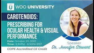 Carotenoids Prescribing for Ocular Health and Visual Performance