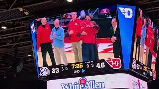 Obi Toppin's induction to the University of Dayton Flyers Hall of Fame 