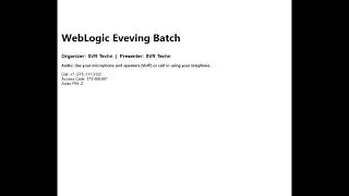 Oracle WebLogic Administration Video Tutorials Session 01 | WebLogic Training Videos