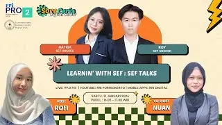 LEARNIN' WITH SEF : SEF TALKS | ENGLISH CORNER