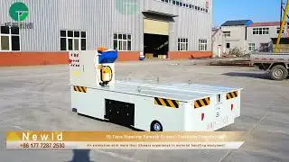 10 Tons Steering Remote Control Trackless Transfer Cart#transfer cart #transporter #transportation