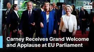 FULL VIDEO: Mark Carney Receives Grand Welcome and Applause at European Parliament | AC1B