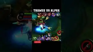 THAMUZ VS ALPHA COUNTER HERO ALPHA Part2💪|MOBILE LEGENDS BANG BANG #mlbb #shrots #alpha #mlbbcreator